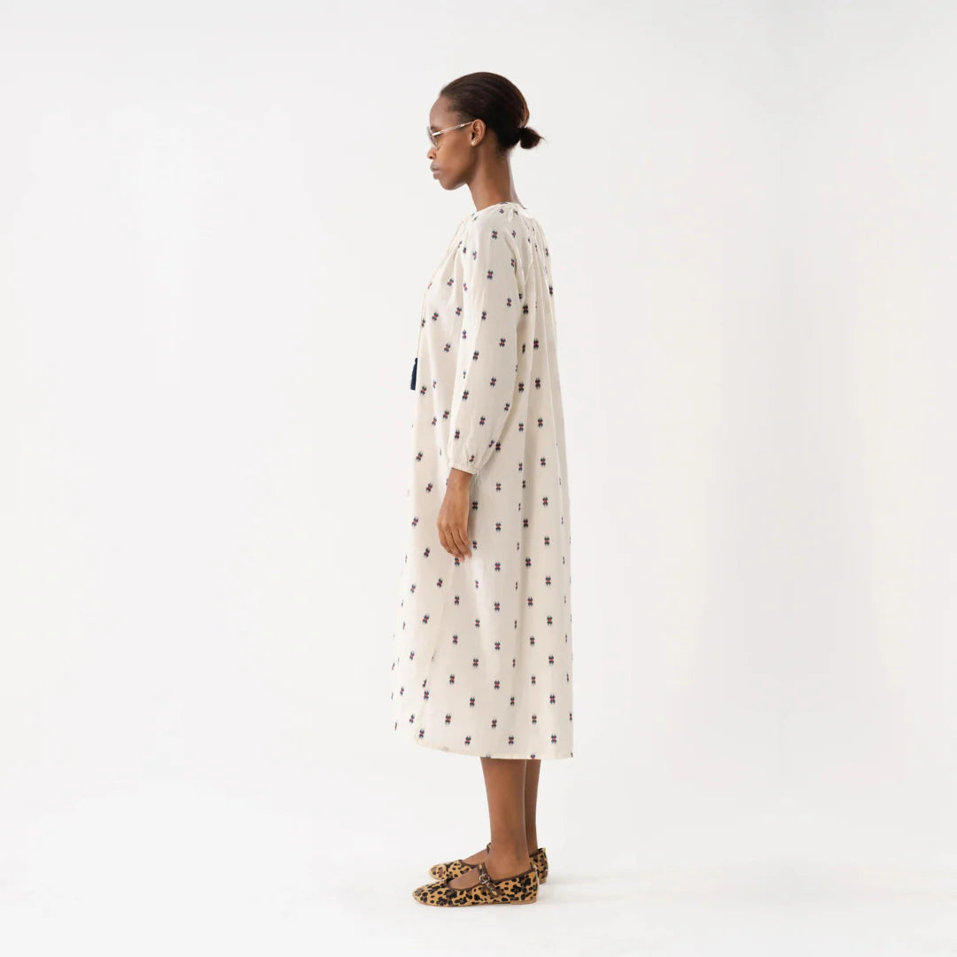 Lolly's Laundry Punjab Midi Dress Creme