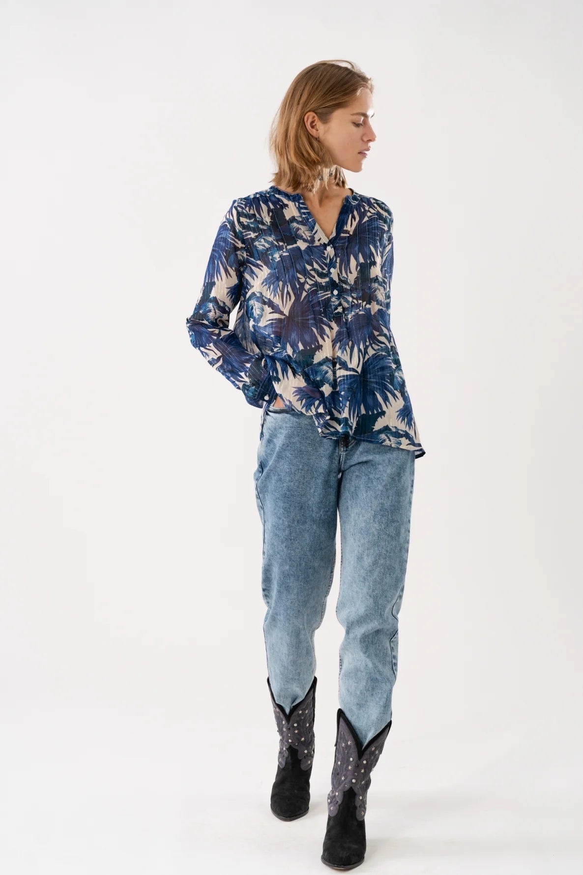 Lolly's Laundry Helena Shirt Blue