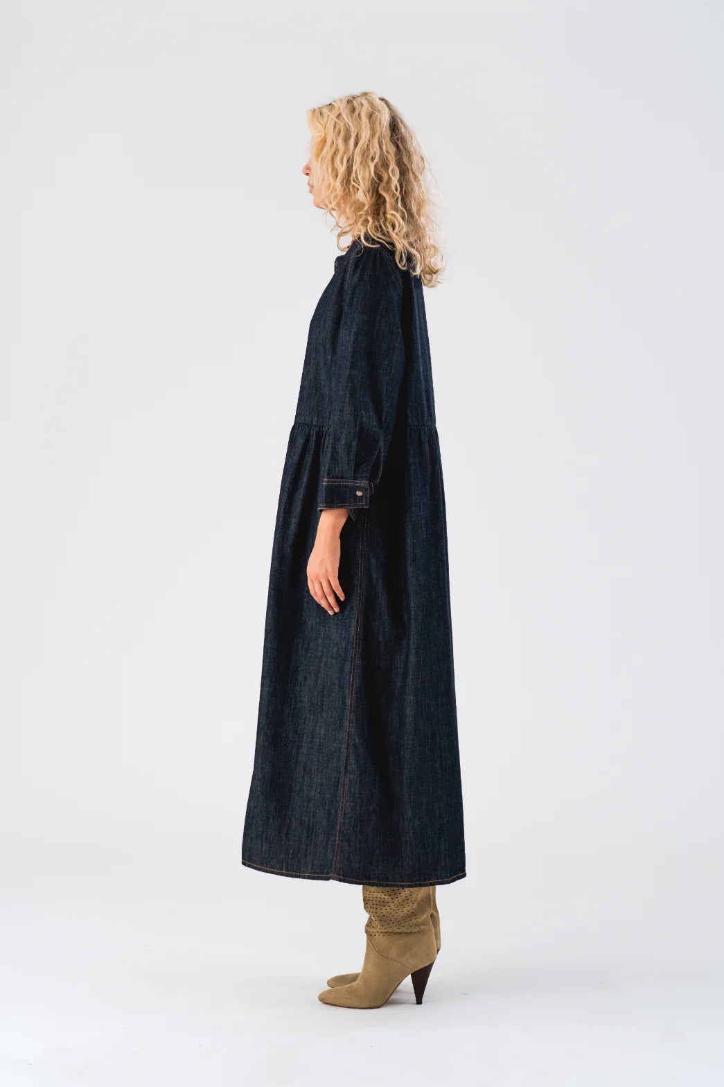 Aliya Maxi Dress - Blue