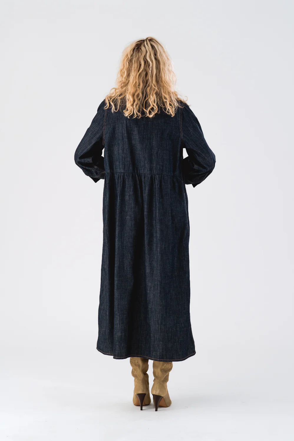 Aliya Maxi Dress - Blue