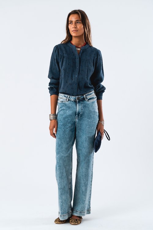 Nicky Shirt | Dark Blue