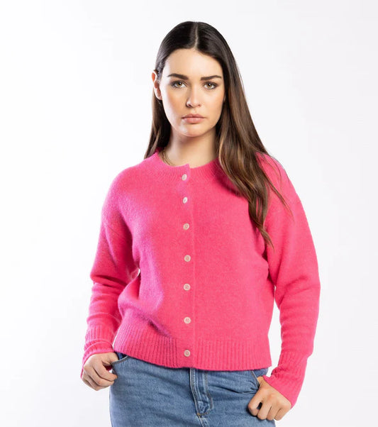 Ashbury Cardi - Hot Pink