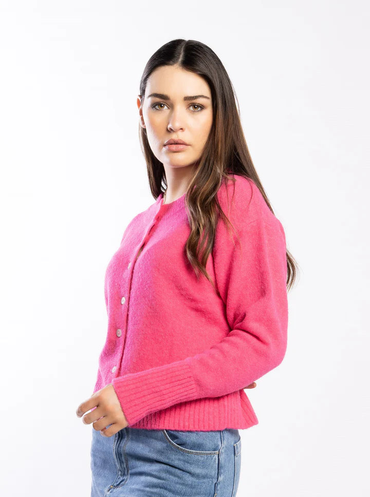 Ashbury Cardi - Hot Pink
