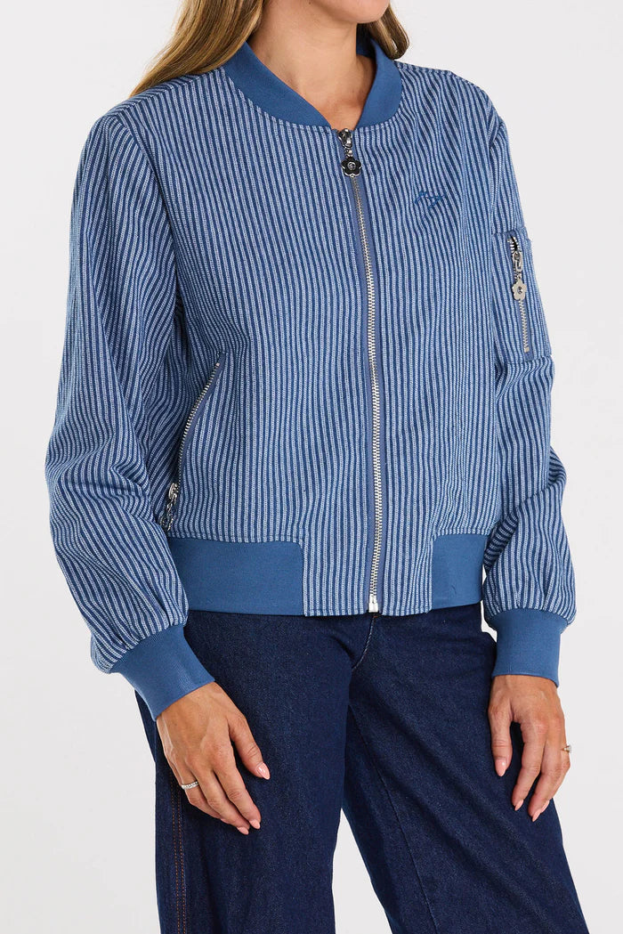 Flight Jacket Skyline Denim