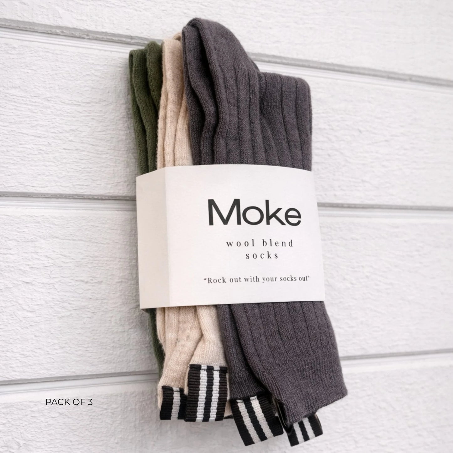 Moke Lily Wool Blend Socks