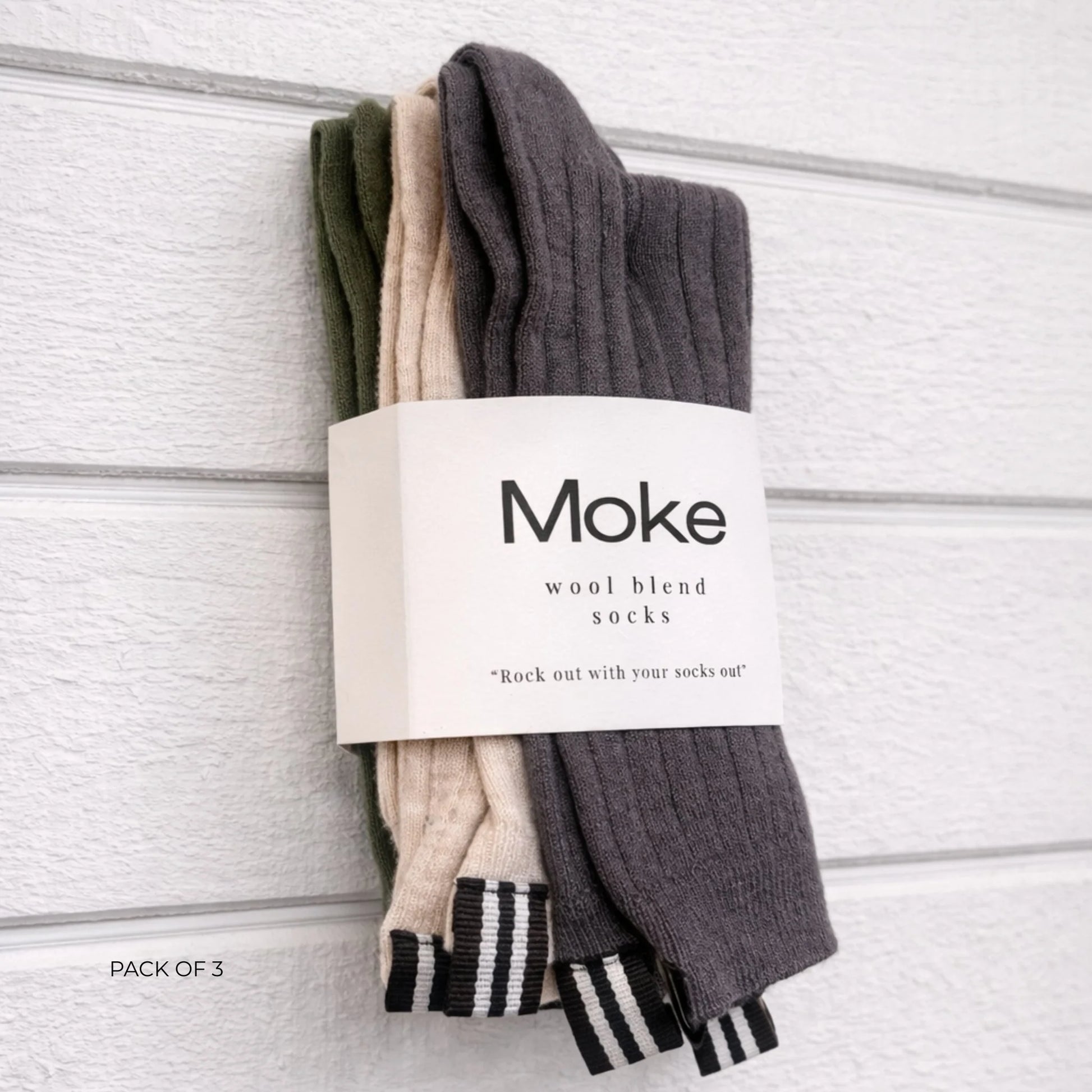 Moke Lily Wool Blend Socks