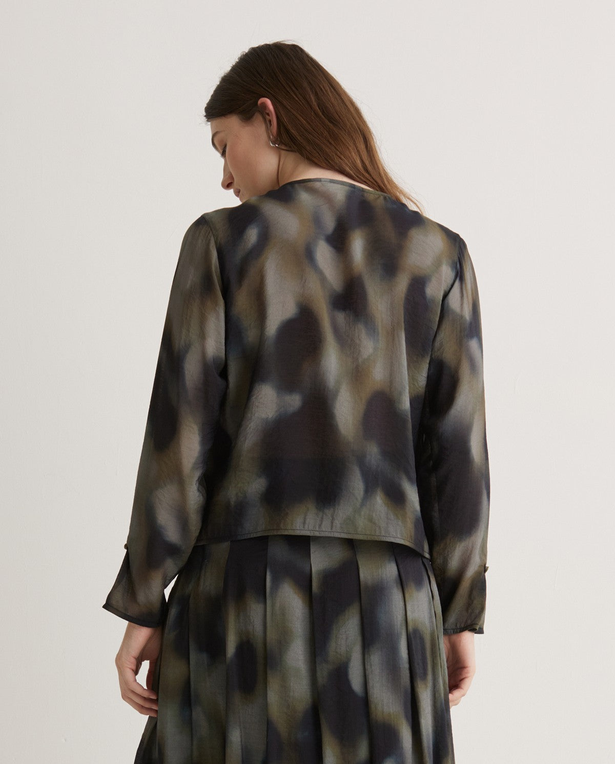 YERSE Multi-Colour Thin Print Blouse