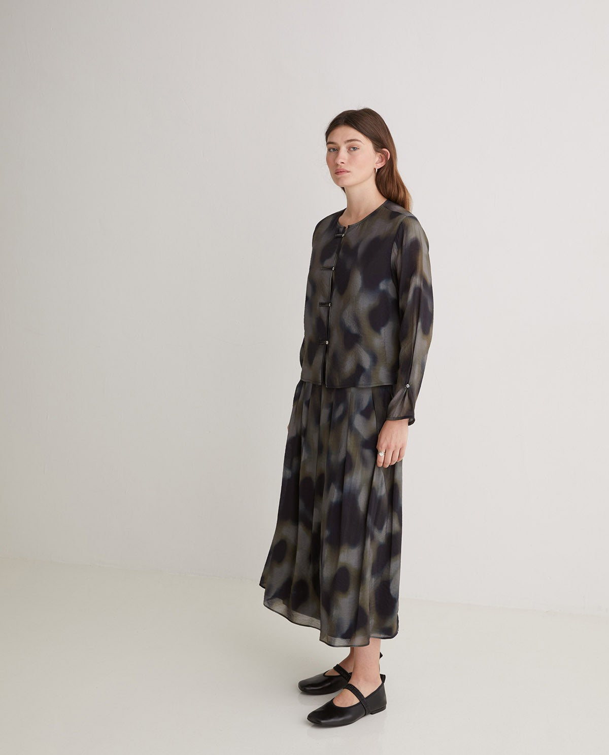 YERSE Multi-Colour Thin Print Blouse