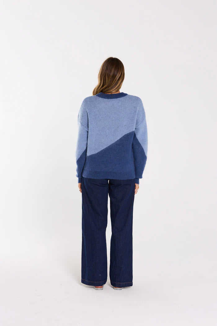 Split Jumper Twilight Blue