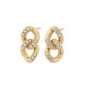 Sonata Pave Studs Gold