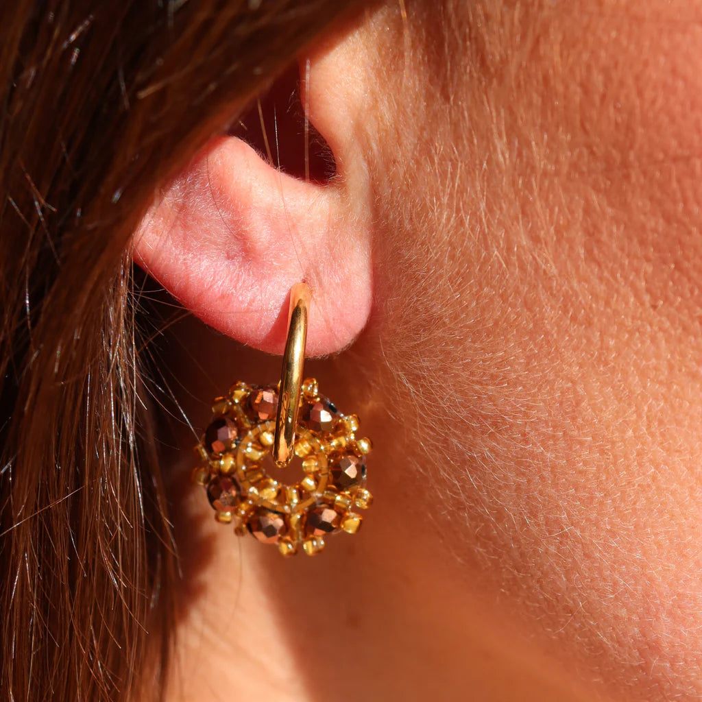 Steel Me Peacock and Bronte Earrings