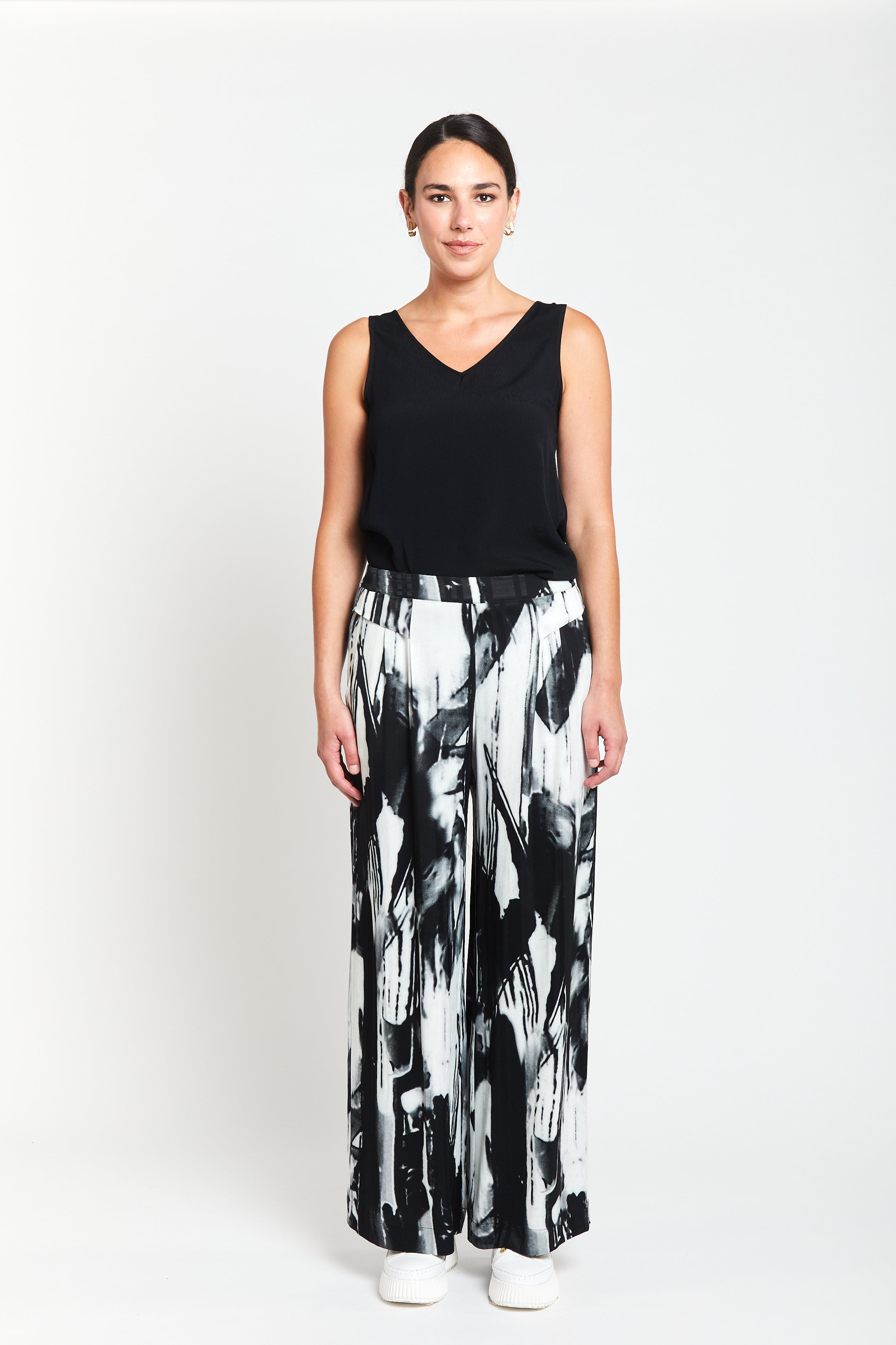 Cityscape Pleat Palazzo