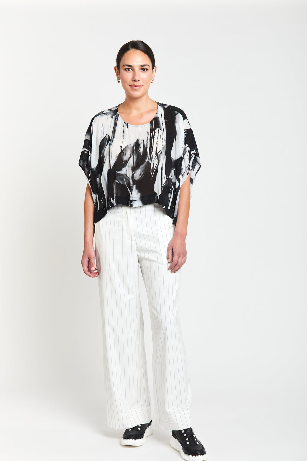 Cityscape Cropped Tee