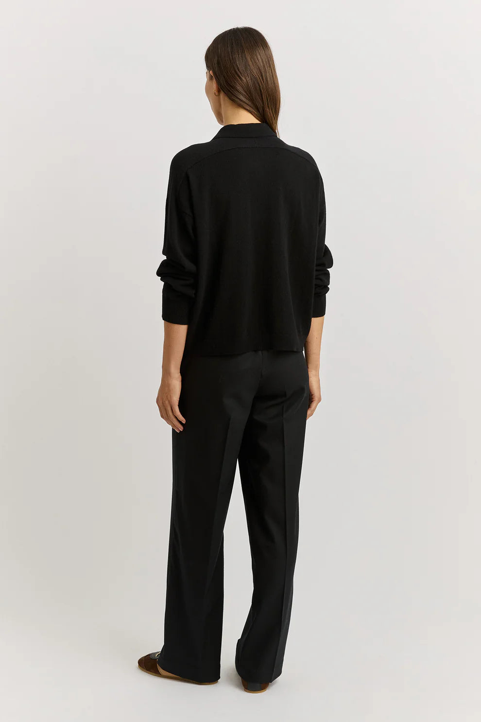 Toorallie Fine Jersey Polo Black