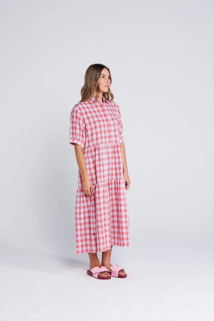 Luna Dress Check Mate