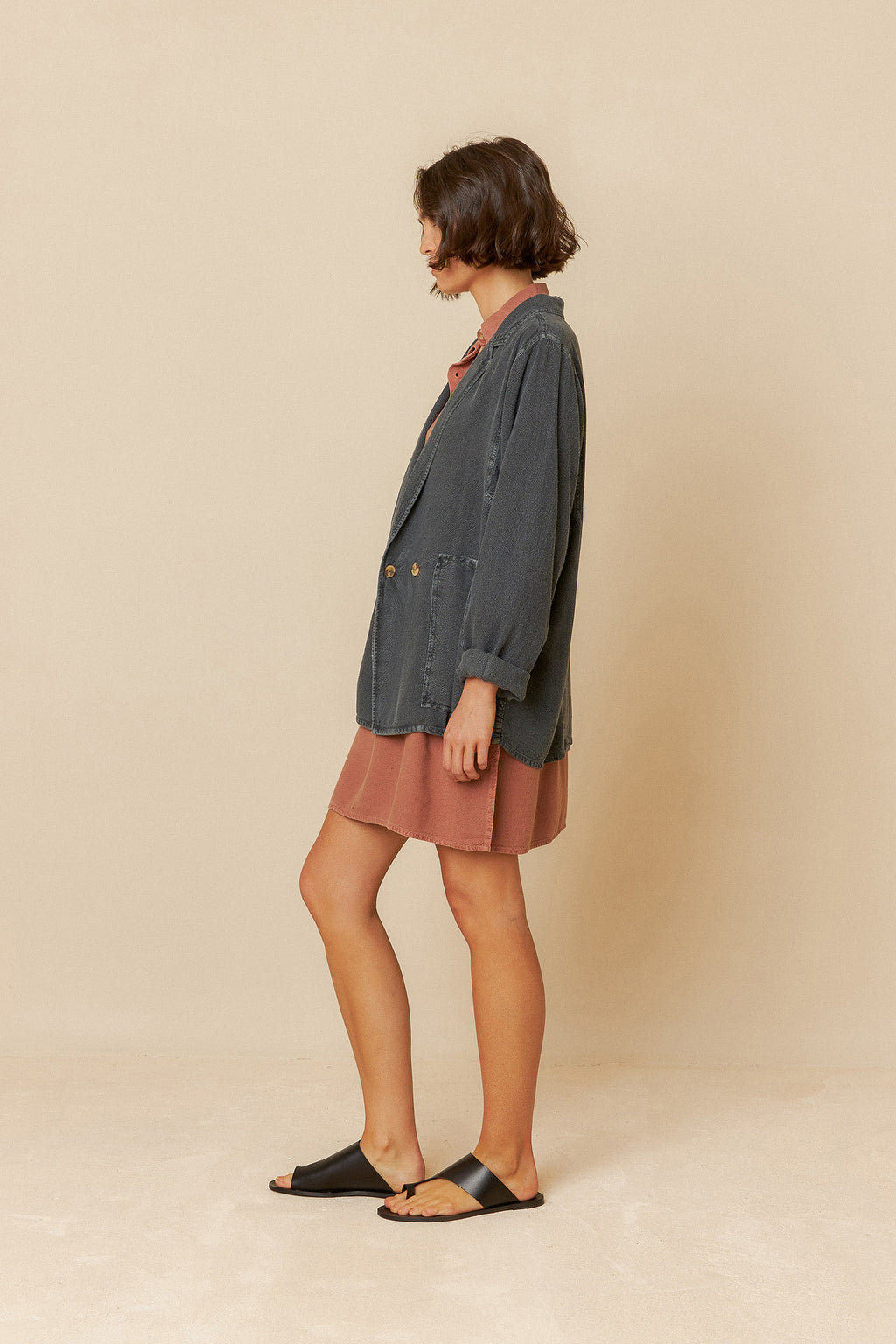 VINTAGE TEXTURED BLAZER