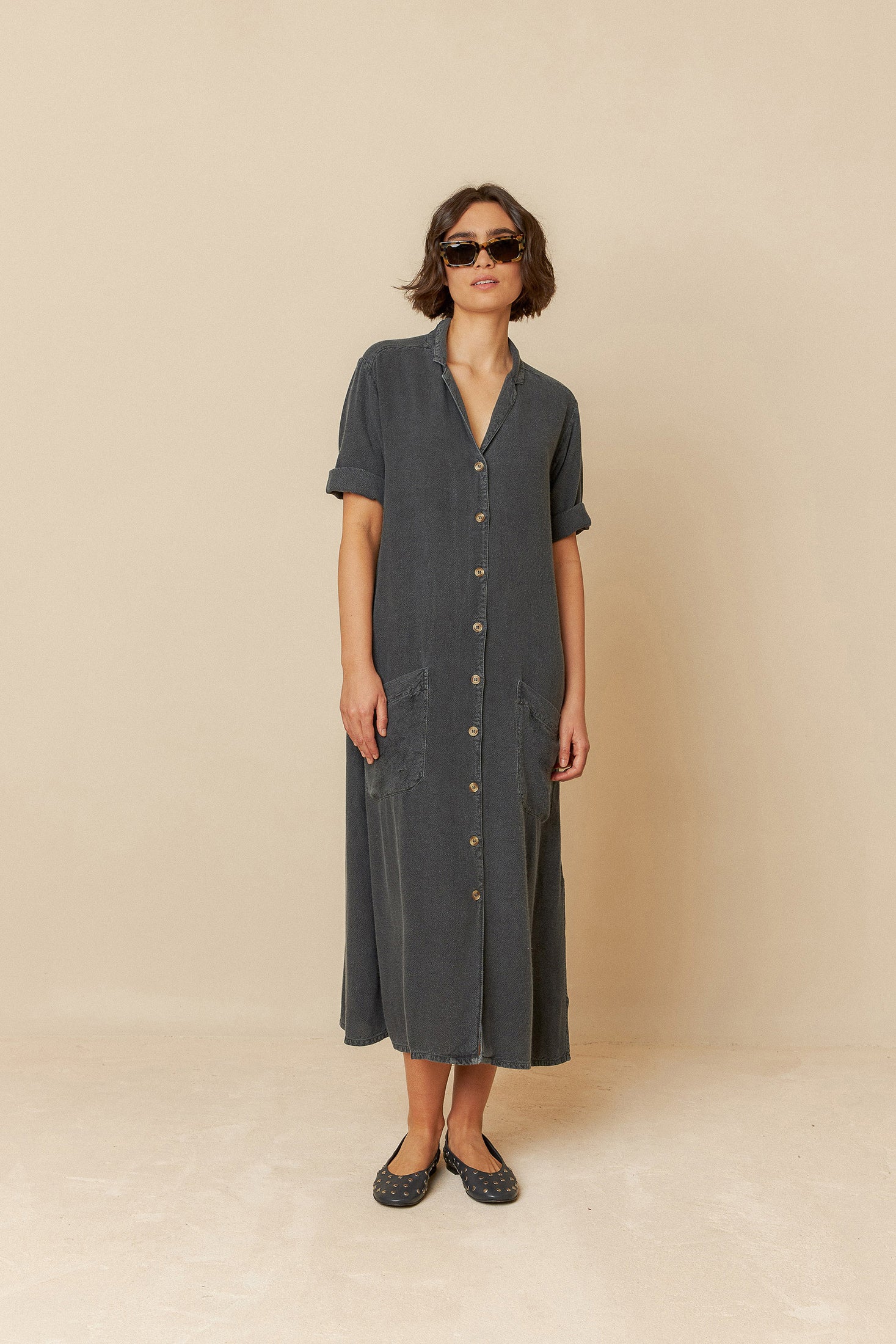 Indi & Cold Viscose Linen Dress