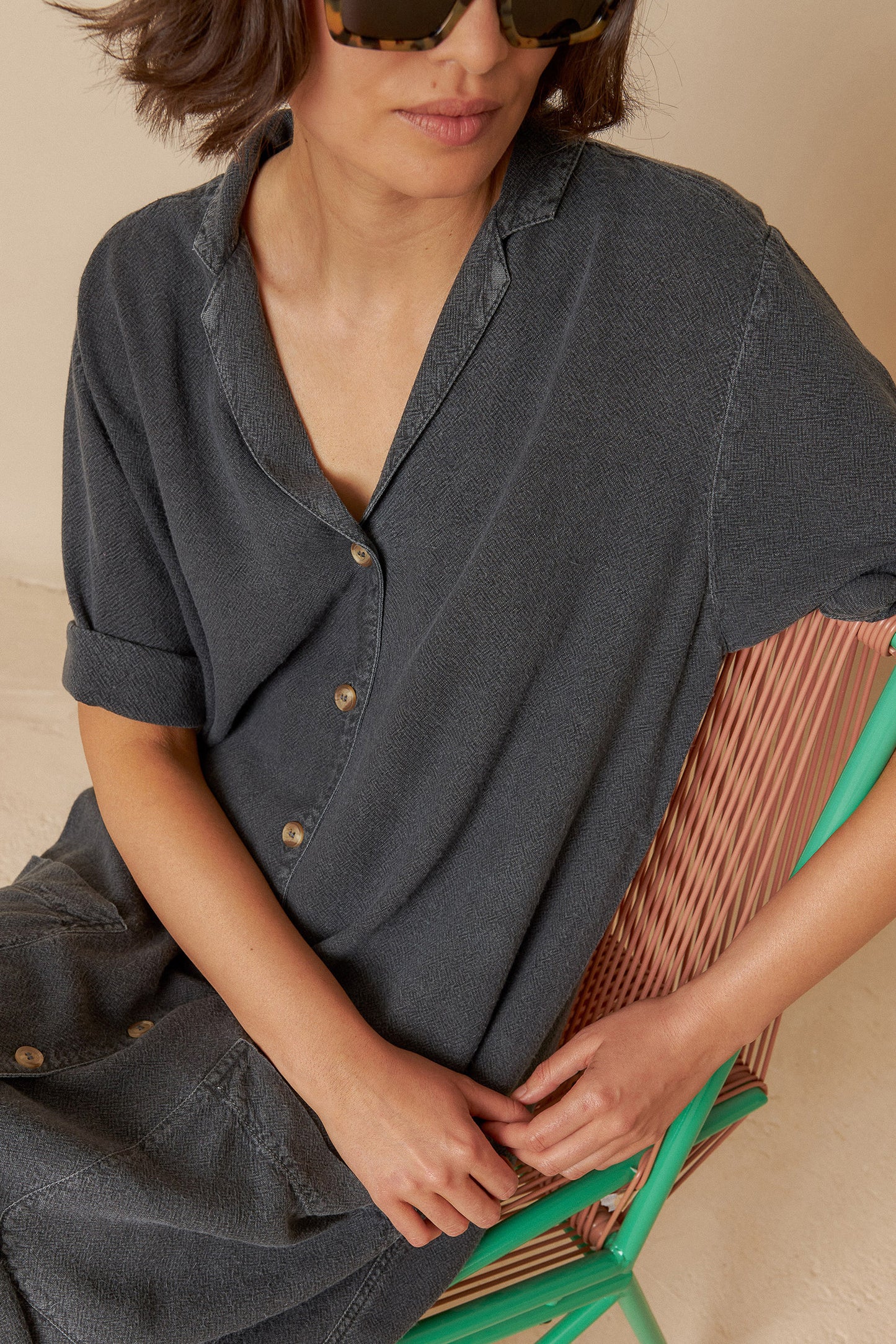 Indi & Cold Viscose Linen Dress