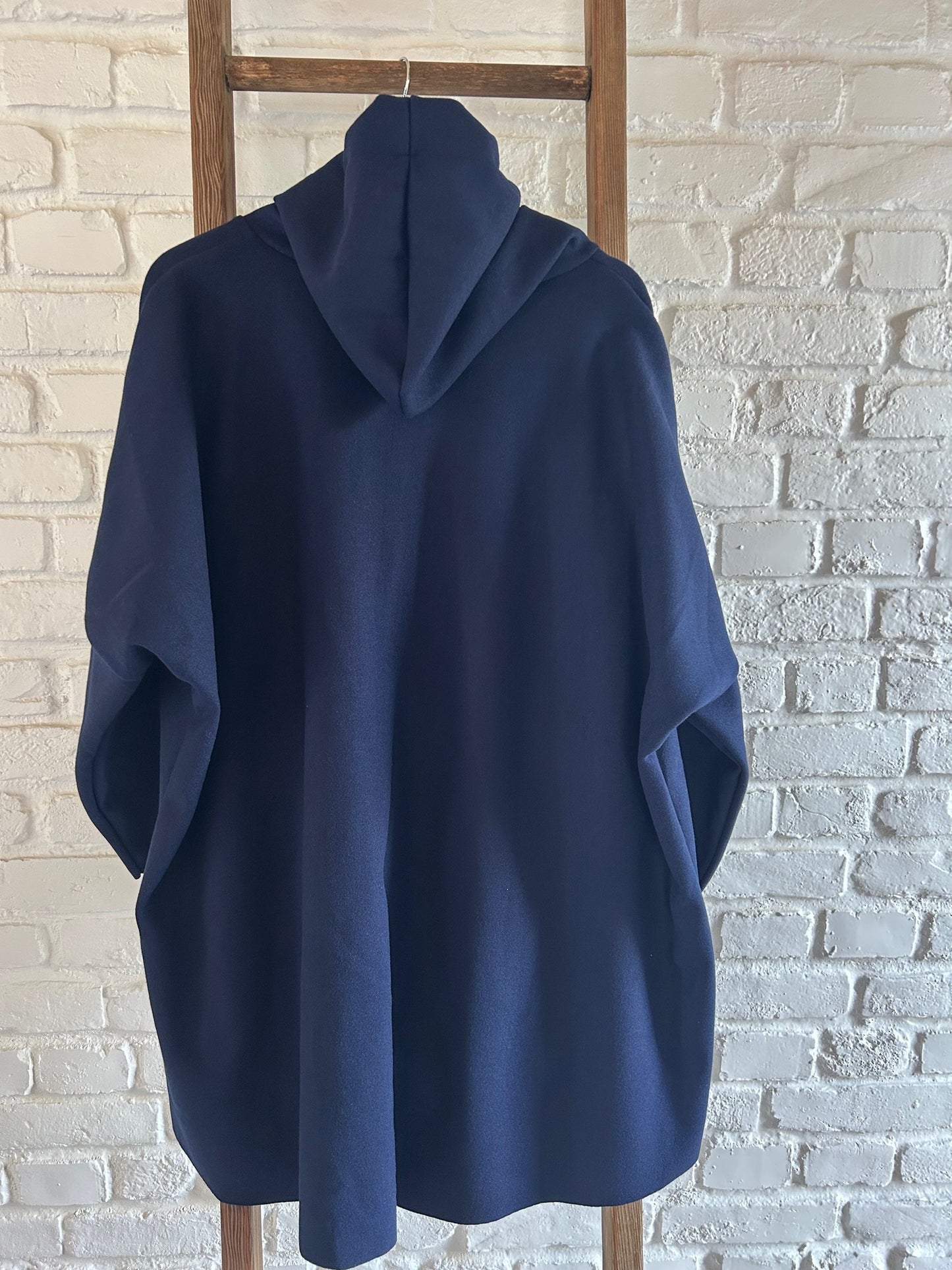 Addison Hood Jacket | Navy