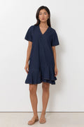 Bianca Asymmetric Lightweight Denim Dress