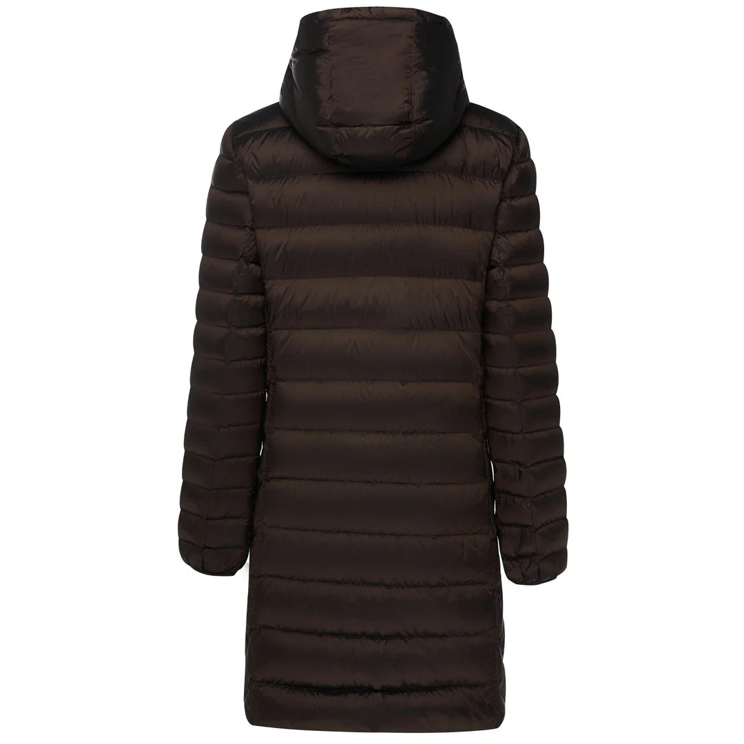 Moke Arnie Reversible Puffer Down Coat Chocolate Palomino