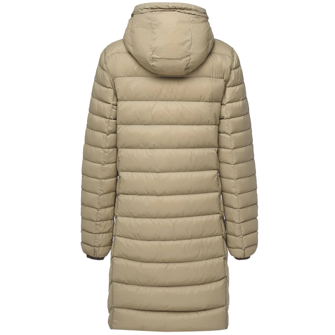 Moke Arnie Reversible Puffer Down Coat Chocolate Palomino