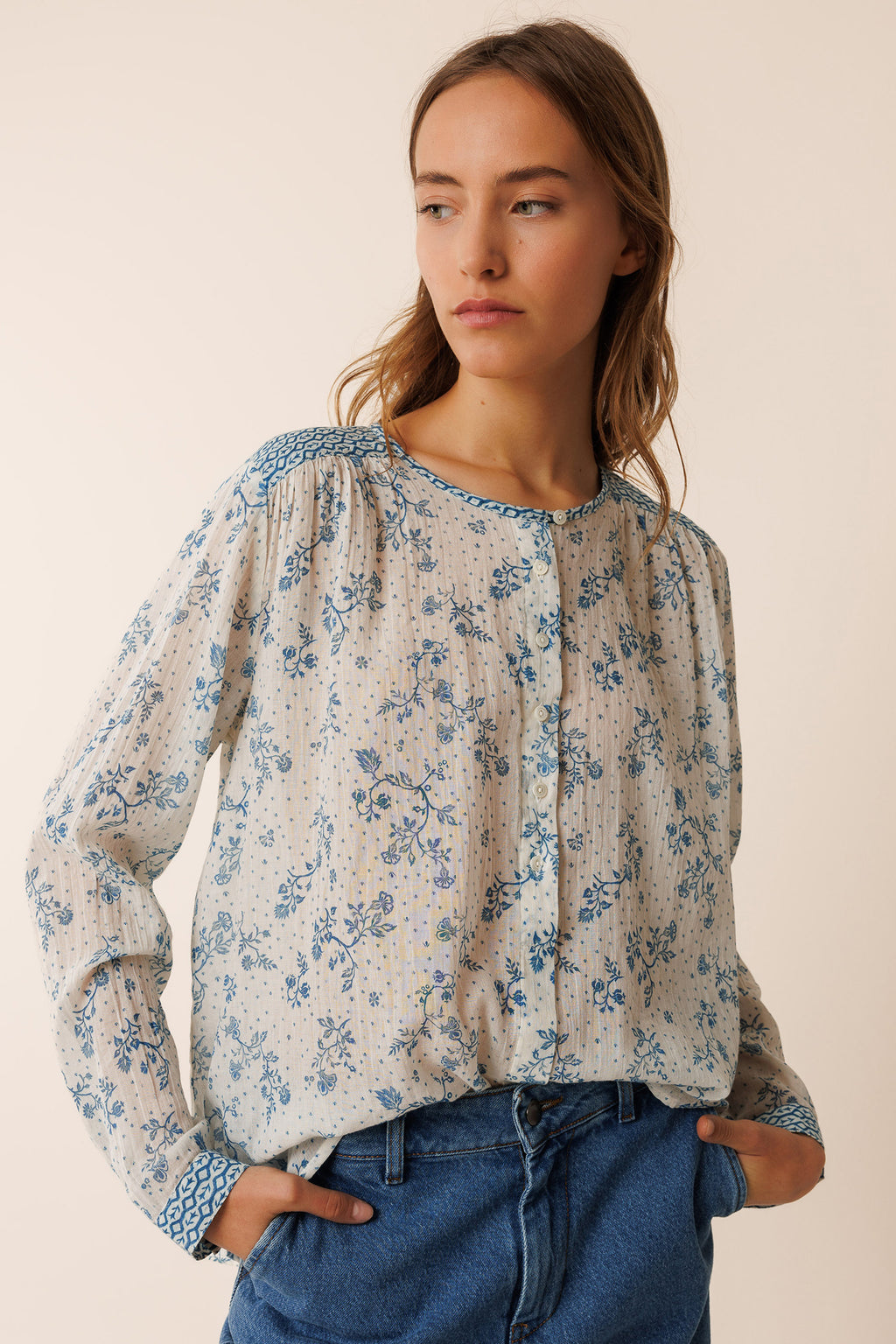 INDI + COLD VERA PATCH SHIRT