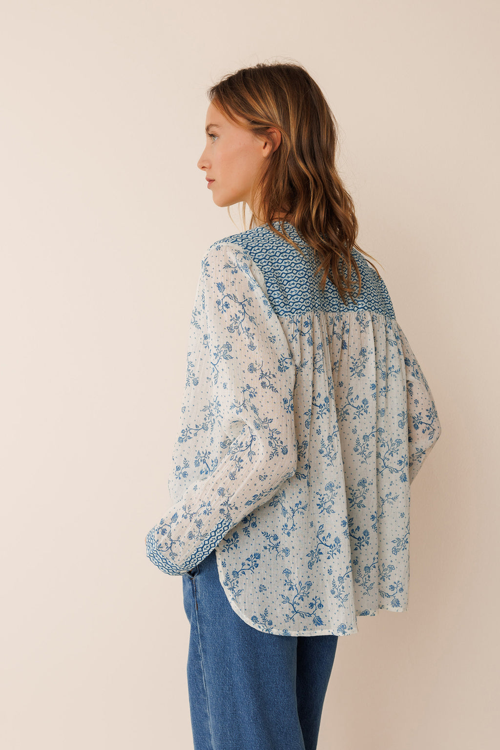 INDI + COLD VERA PATCH SHIRT