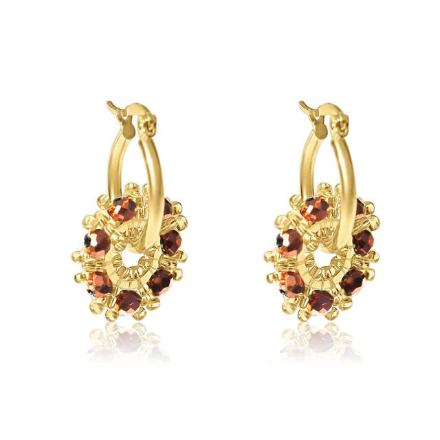 Steel Me Peacock and Bronte Earrings