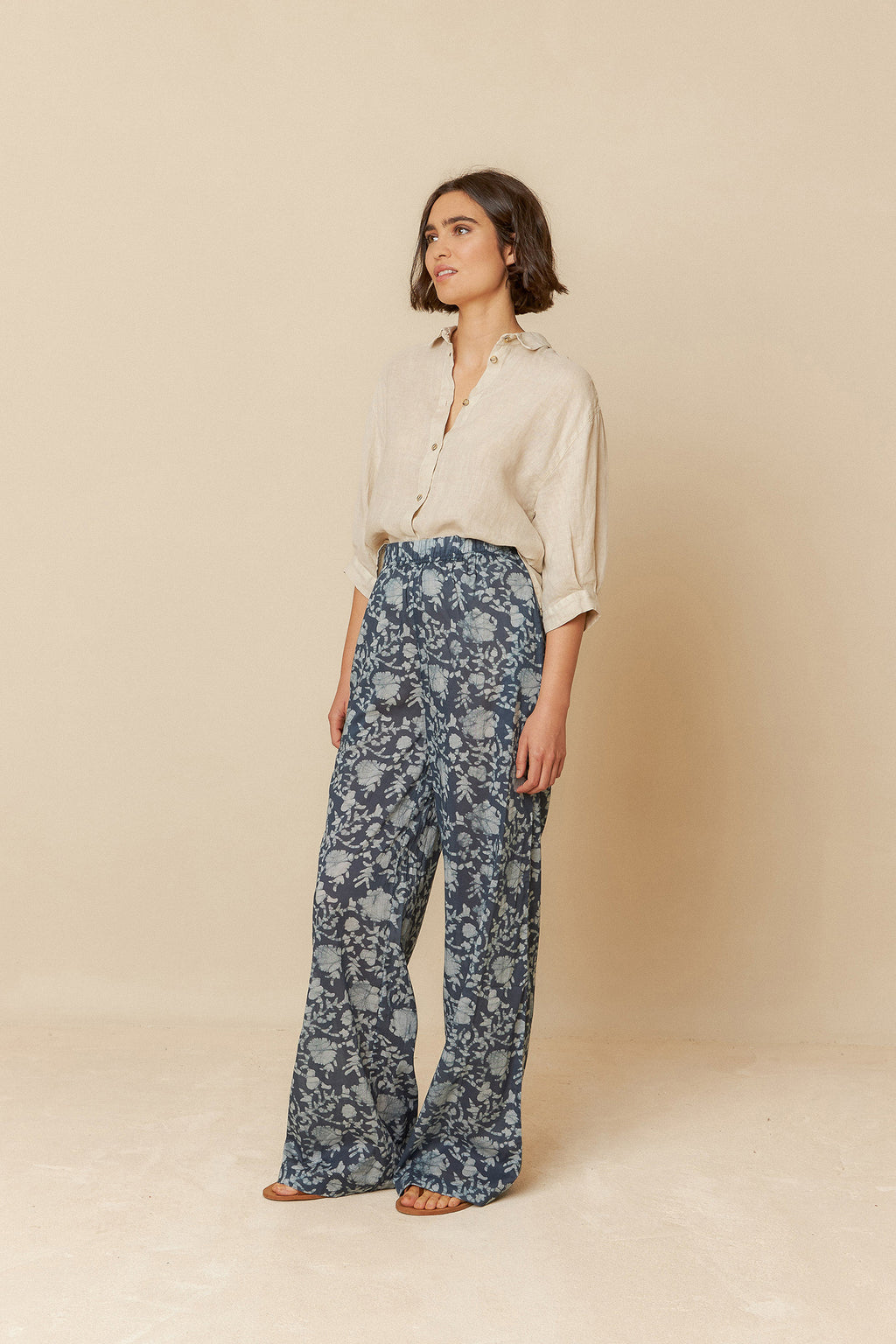 INDI + COLD LINEN SHIRT 