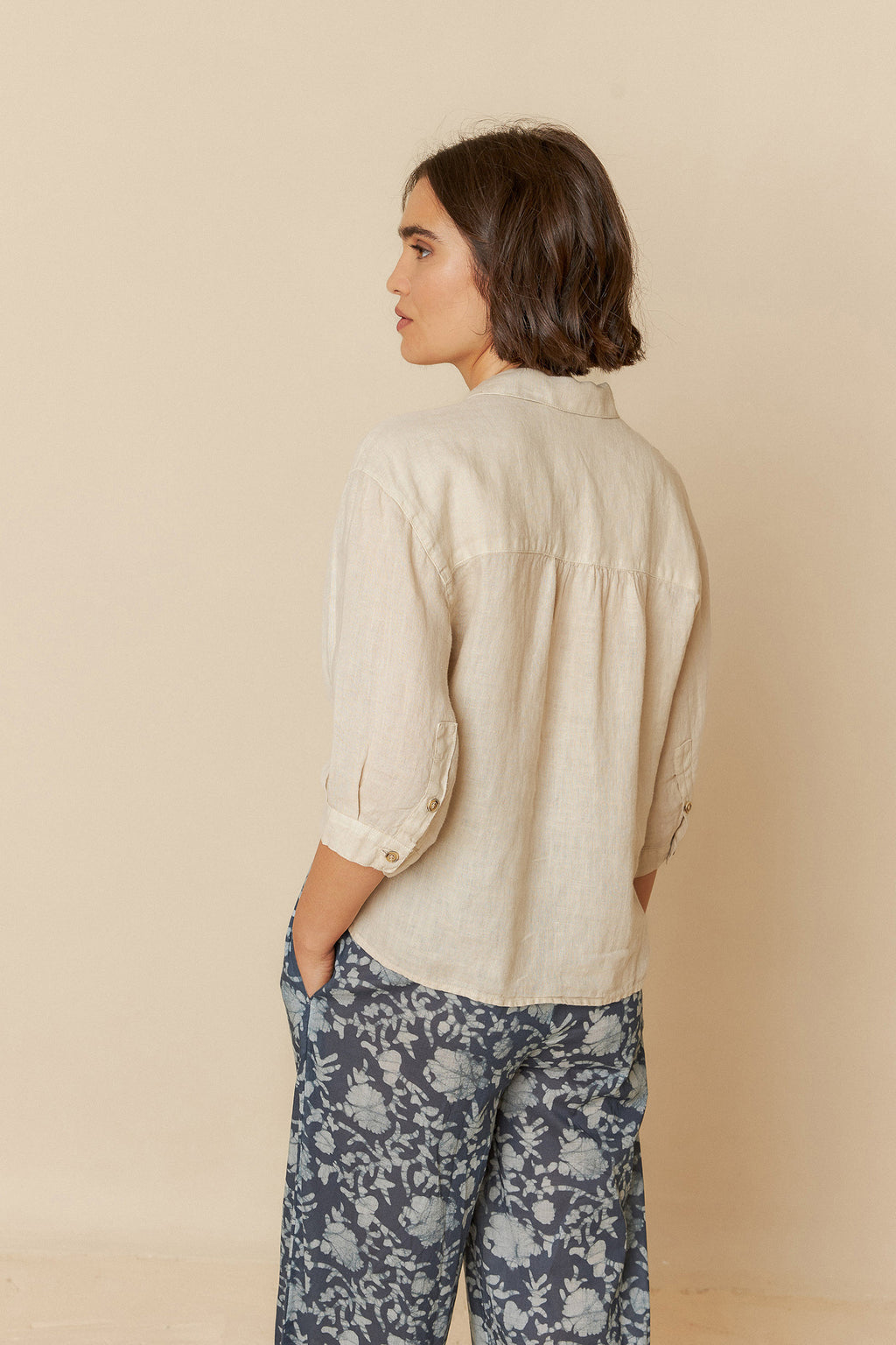 INDI + COLD LINEN SHIRT 