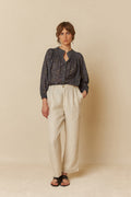 INDI + COLD LINEN JARED PANTS NATURAL