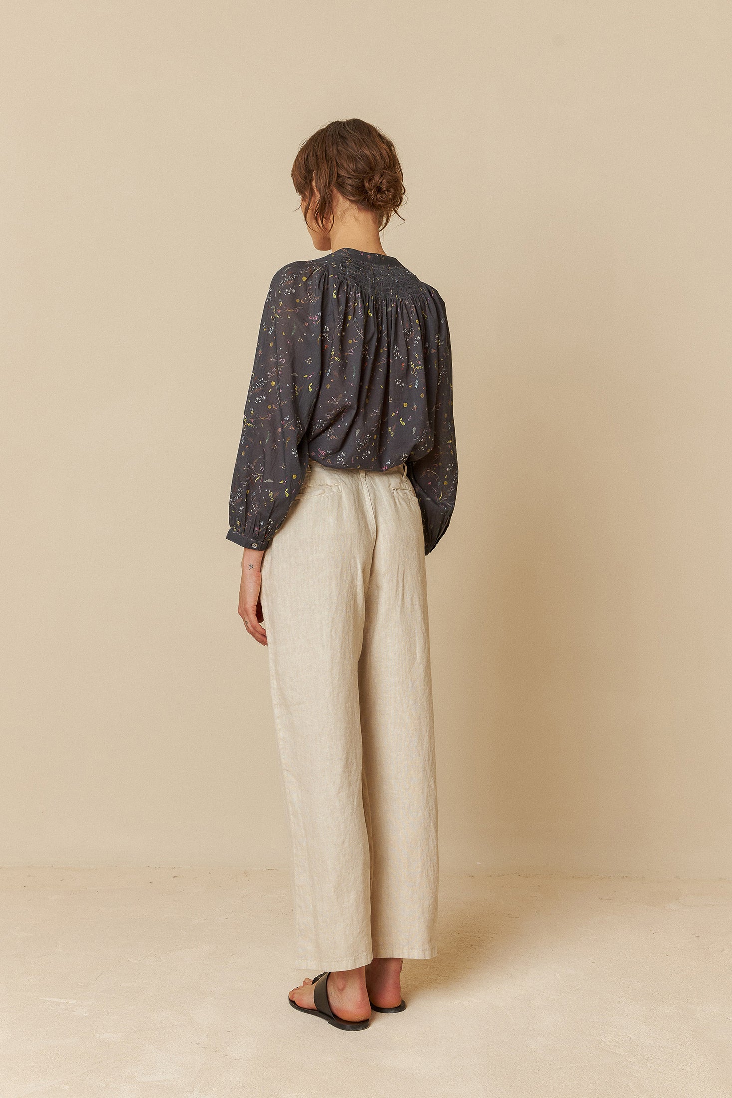 INDI + COLD LINEN JARED PANTS NATURAL