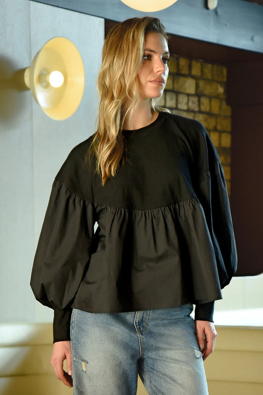 Cooper A GOOD RIBBING Jumper | Black