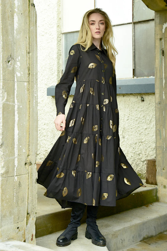 Coop SUN & THE SWOON Dress | Black/Gold