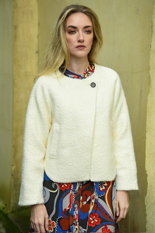 Coop LET'S GO TO THE CROP Jacket | Ivory