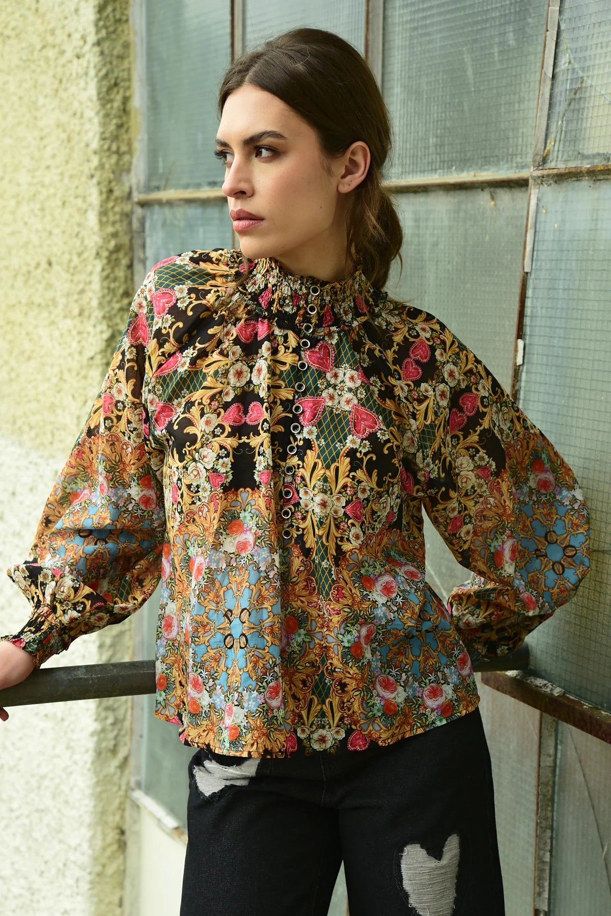 BUTTON WOULDN'T MELT Blouse