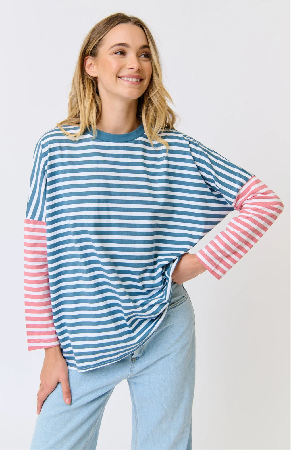 cartel and willow joely long sleeve tee