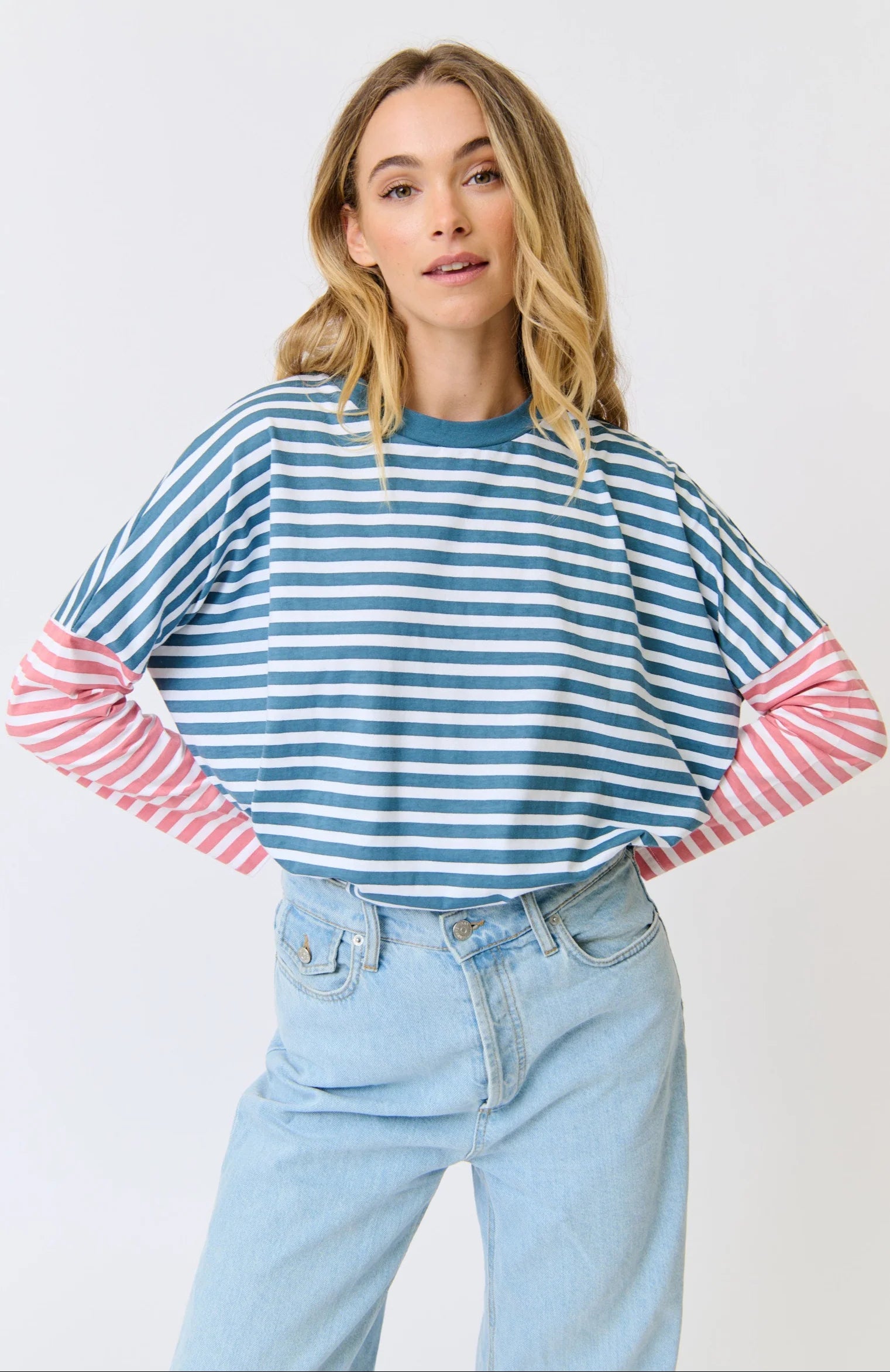 cartel and willow joely long sleeve tee