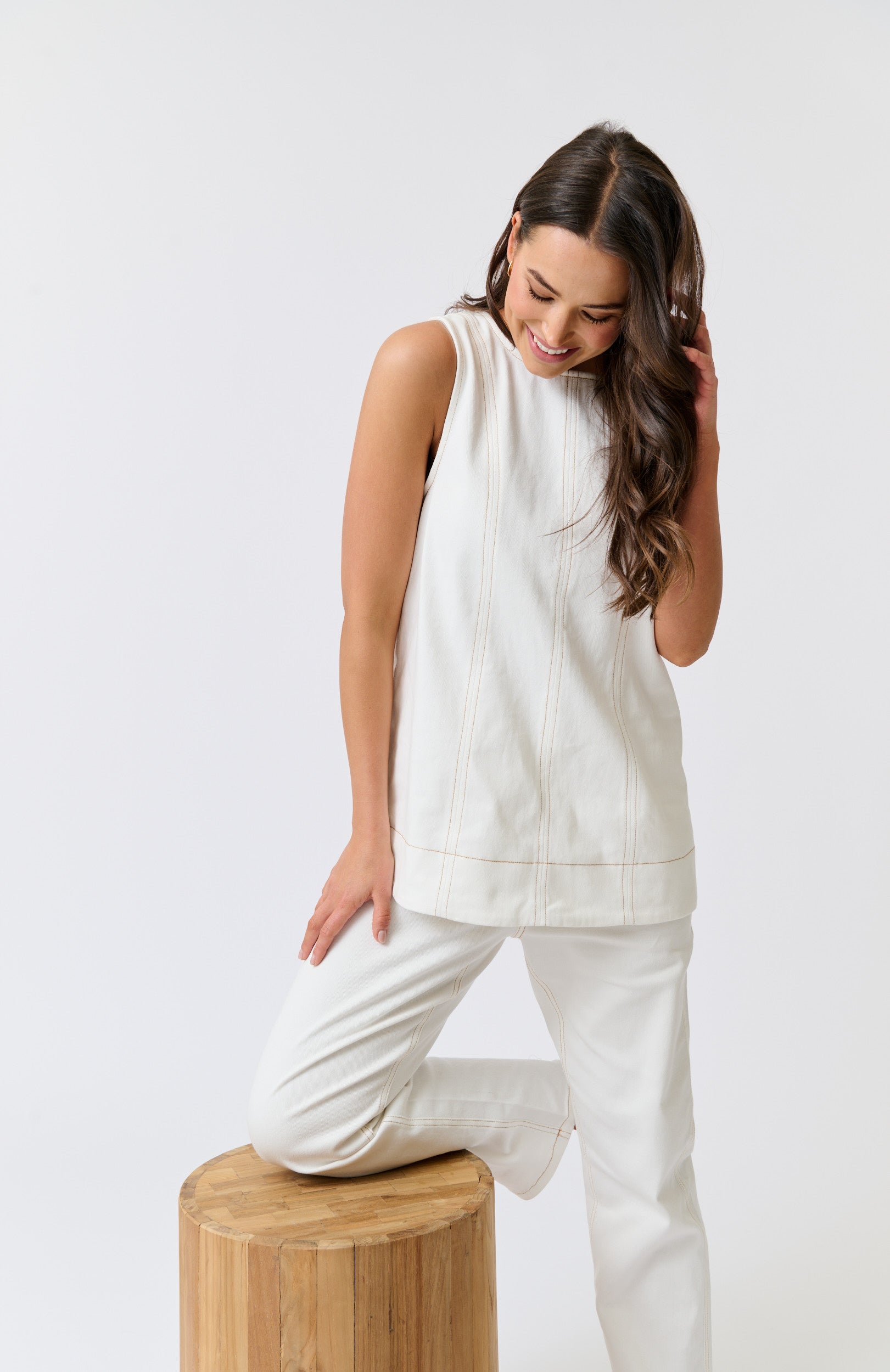 Cartel + Willow Gianna Top Vanilla