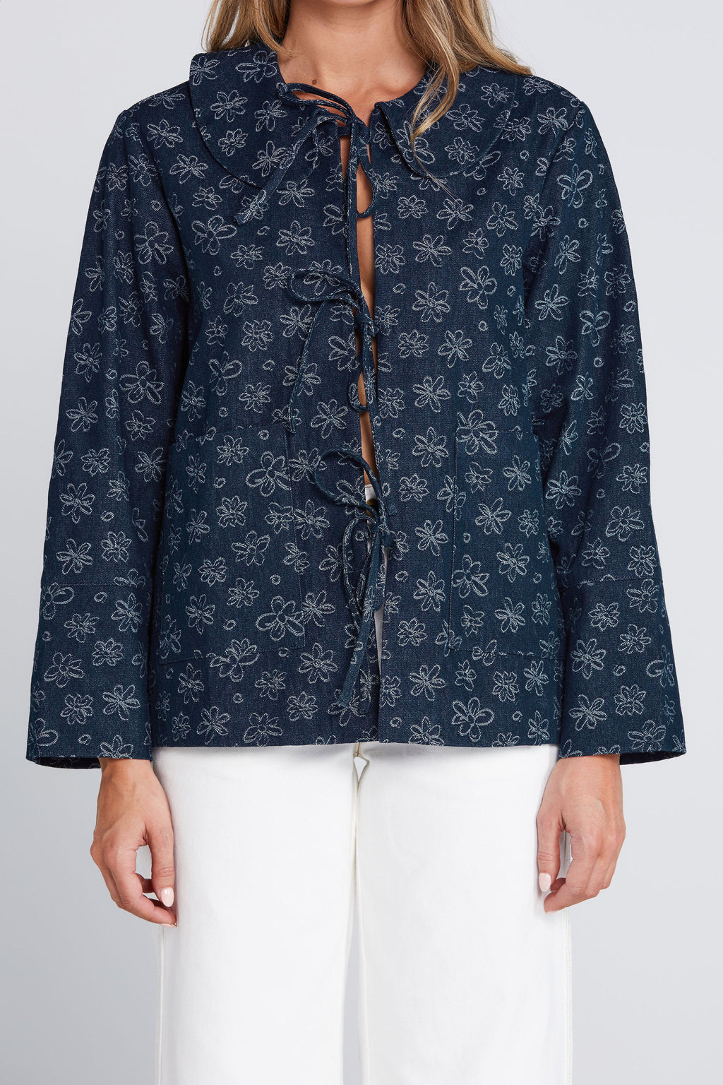 Commence Shacket Inkwell Bloom