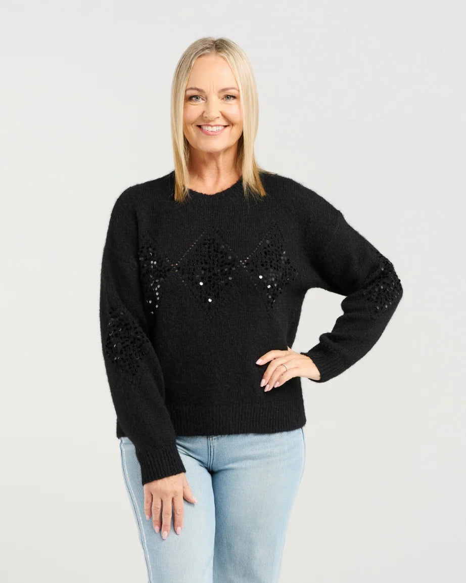 Thea Knit Black or Grey