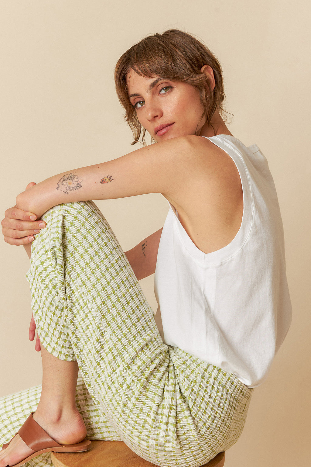 INDI + COLD JAMES ELASTIC PANTS