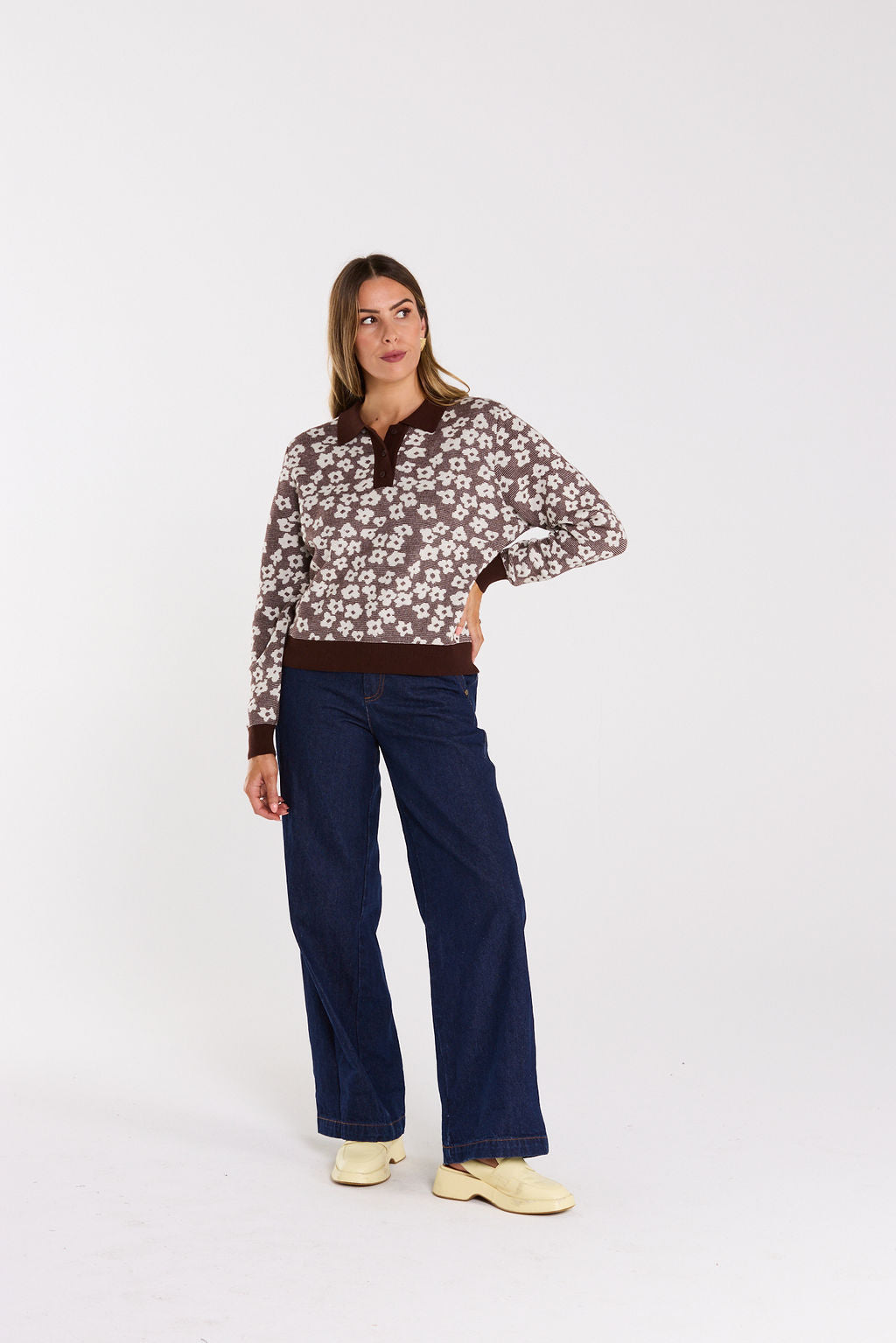 Fairplay Jumper Choc Ripple