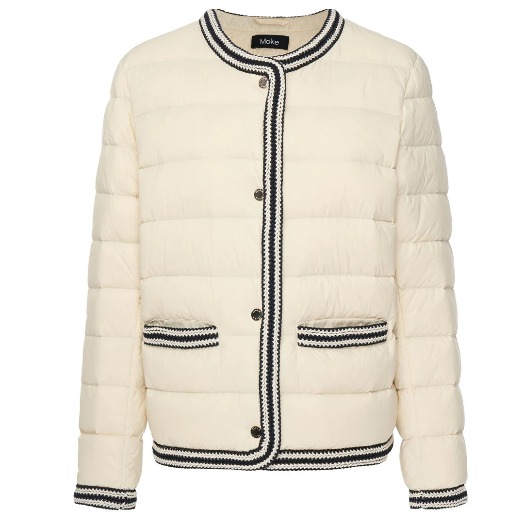 Fern Down Puffer Jacket | Cream