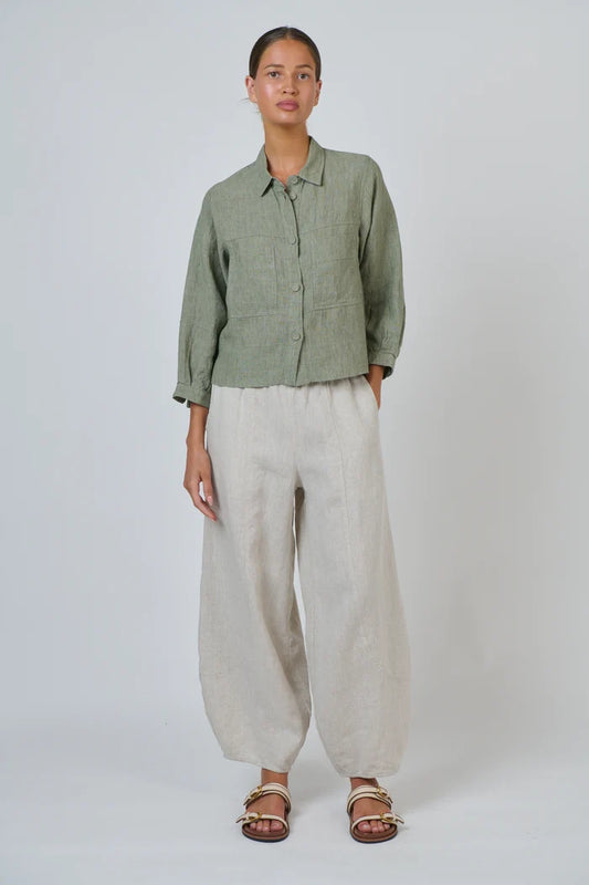 Linen Jacket Artichoke
