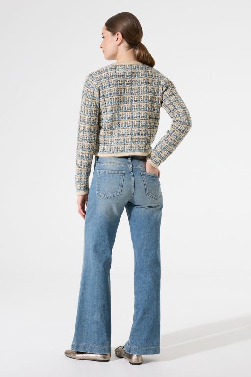 Textured cardigan