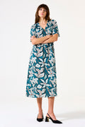 Dress with print Blue Lagoon