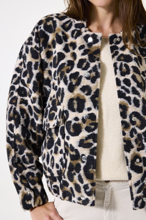 Garcia LEOPARD PRINT Jacket