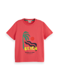 SCOTCH N SODA Regular Fit T-shirt Fiery Rose BEACH